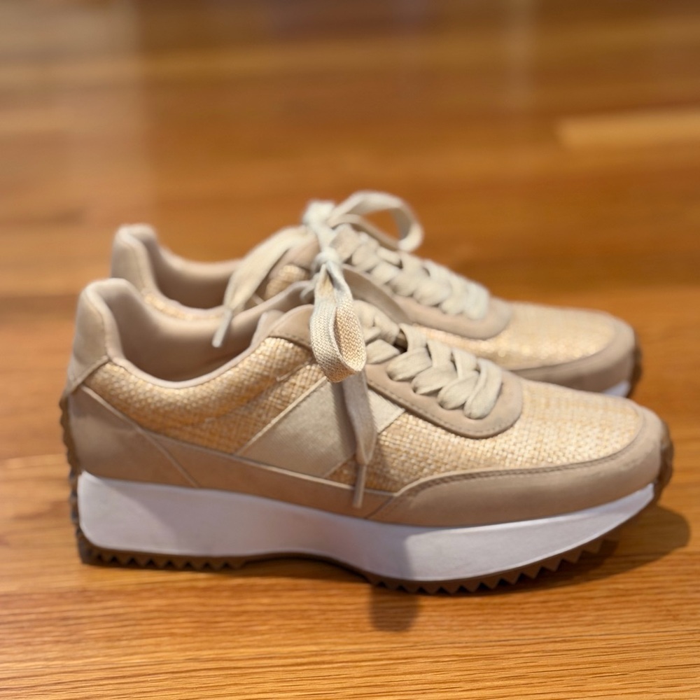Women’s Dolce Vita Neutral Beige Sneakers - 6.5